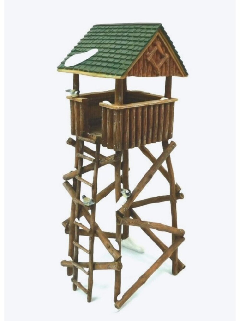 Dept 56 Village Lookout Tower Christmas Village Accessories #52829 EUC